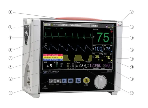 3880 Monitor de Signos Vitales RM